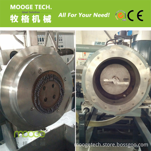 Double-Stage HDPE Plastic Granules Making Machine